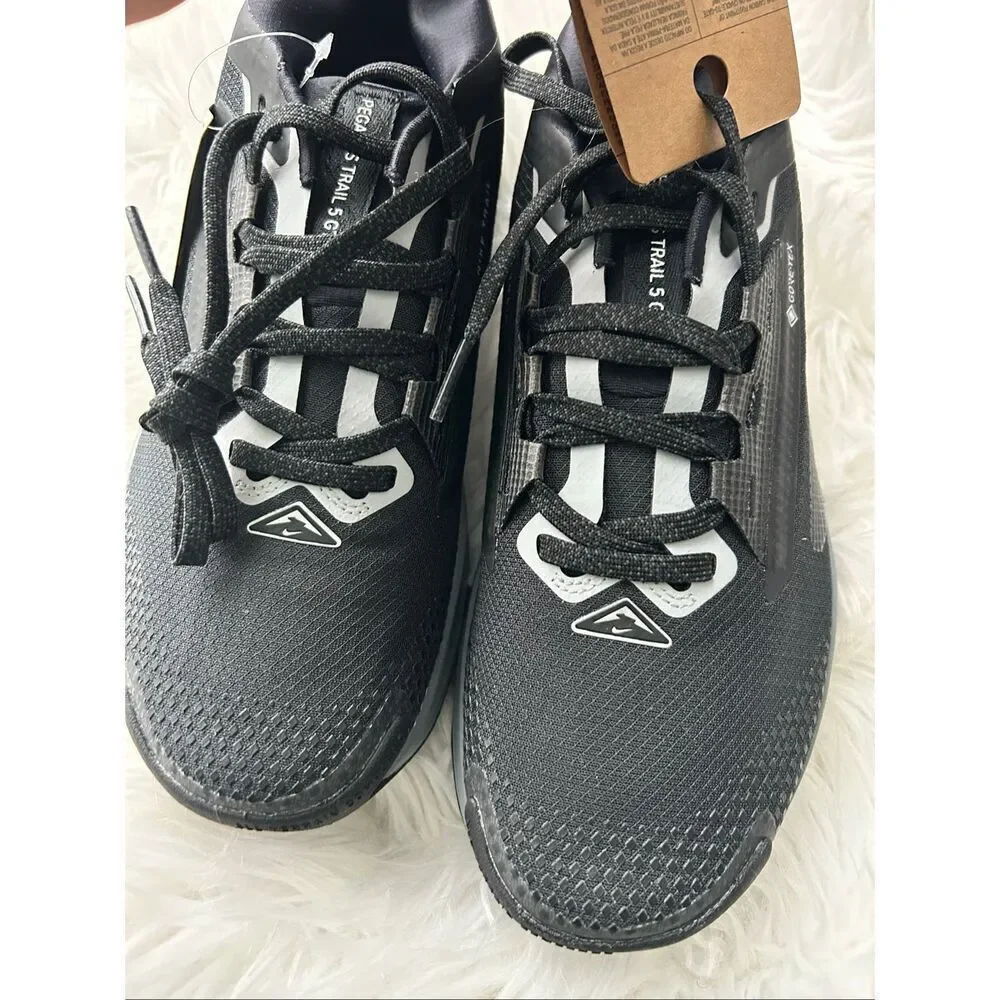 Nike Pegasus Trail 5 Gore-tex men’s  Fashion Sneakers in Black Grey - 6.5 US